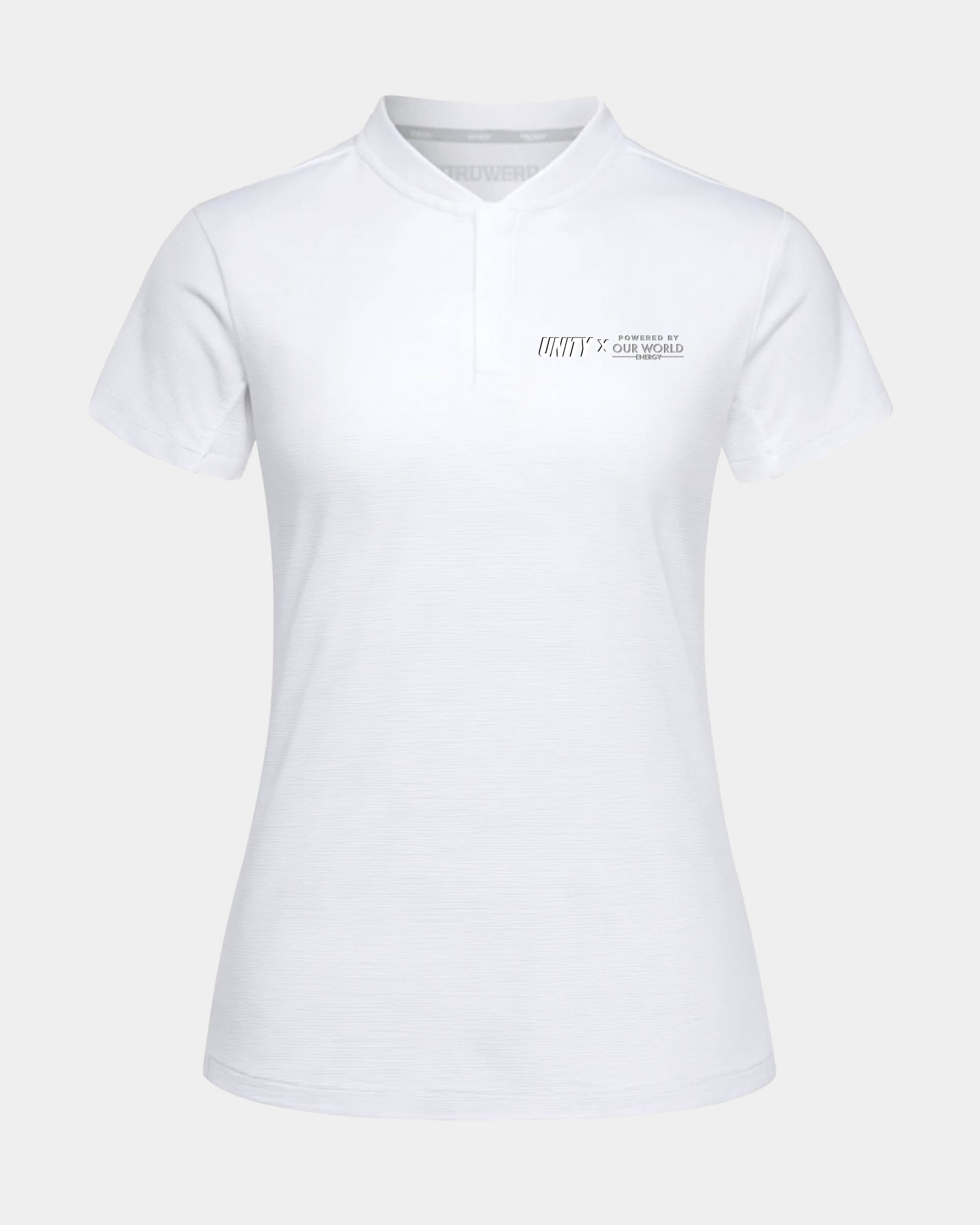 Women's Unity White Onboarding Polo